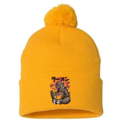 Kaiju's Ramen Sea Monster Pom Pom 12in Knit Beanie