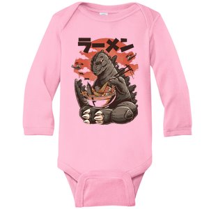 Kaiju's Ramen Sea Monster Baby Long Sleeve Bodysuit