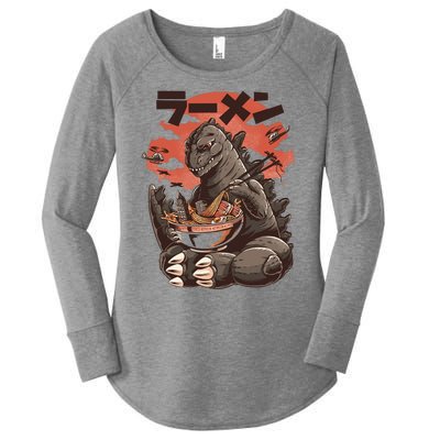 Kaiju's Ramen Sea Monster Women's Perfect Tri Tunic Long Sleeve Shirt