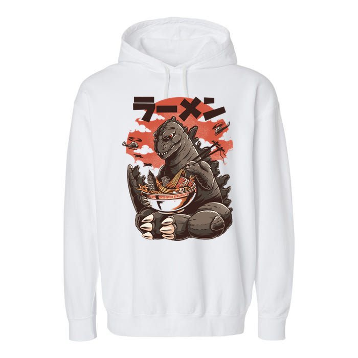 Kaiju's Ramen Sea Monster Garment-Dyed Fleece Hoodie