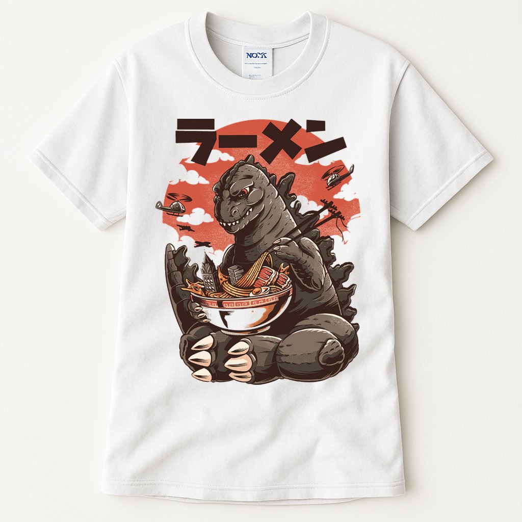 Kaiju's Ramen Sea Monster Tall T-Shirt