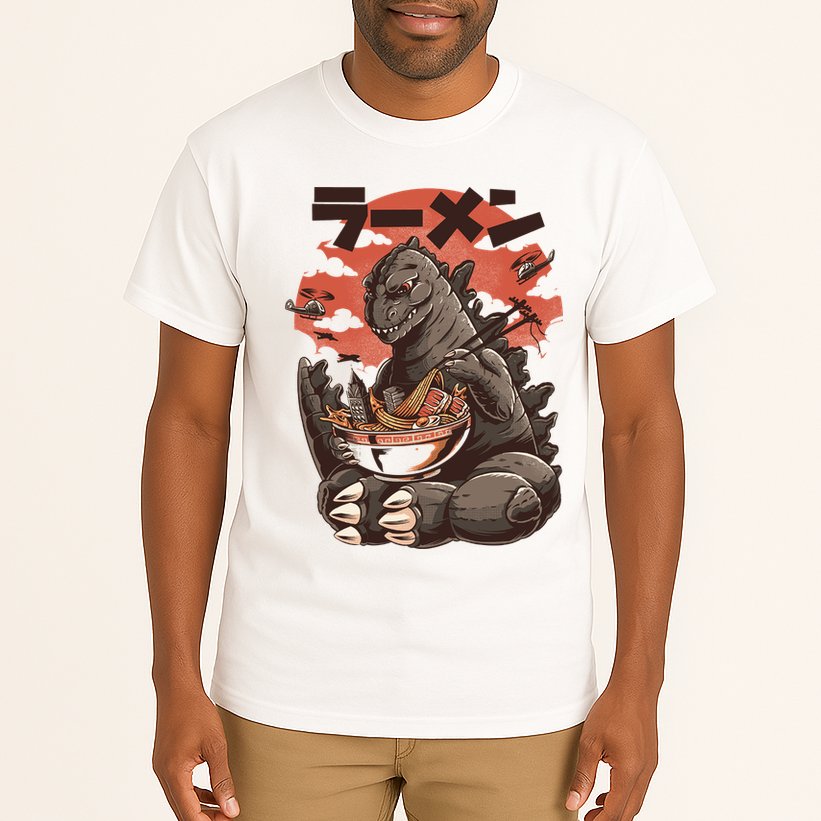 Kaiju's Ramen Sea Monster Tall T-Shirt