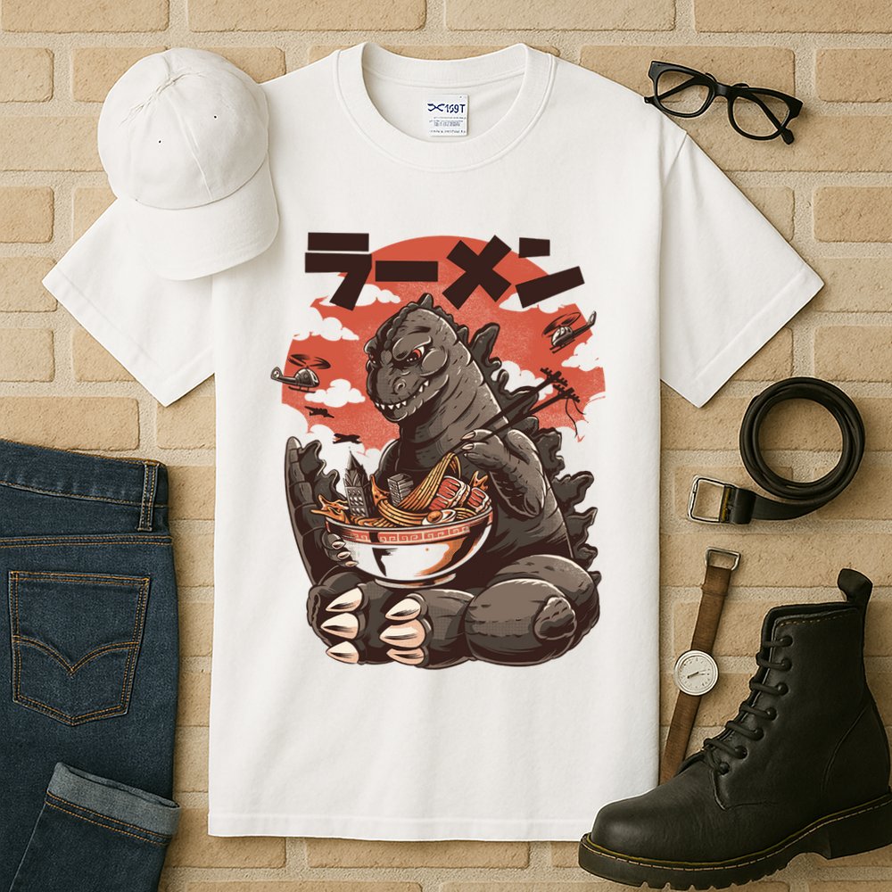 Kaiju's Ramen Sea Monster Tall T-Shirt