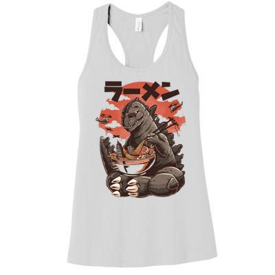 Kaiju's Ramen Sea Monster Women's Racerback Tank