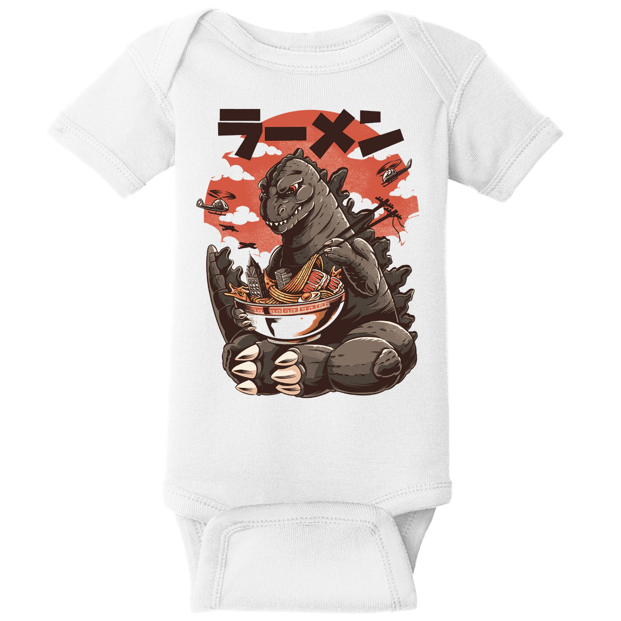 Kaiju's Ramen Sea Monster Baby Bodysuit