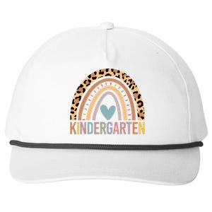 Kindergarten Rainbow Girl Boy Teacher Team Kinder Squad Snapback Five-Panel Rope Hat