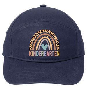 Kindergarten Rainbow Girl Boy Teacher Team Kinder Squad 7-Panel Snapback Hat