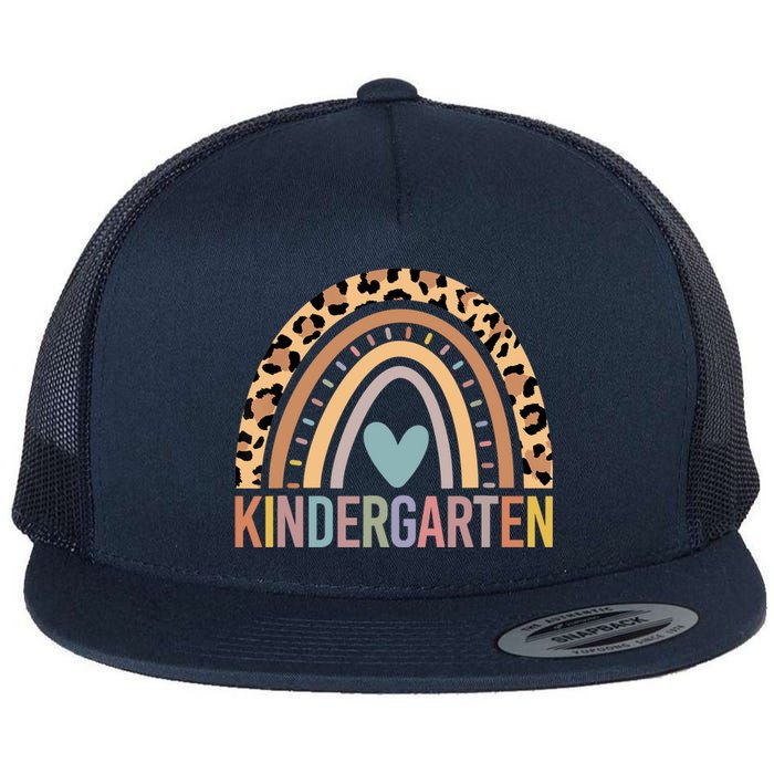 Kindergarten Rainbow Girl Boy Teacher Team Kinder Squad Flat Bill Trucker Hat