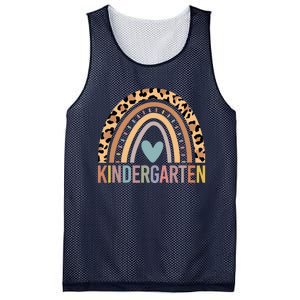 Kindergarten Rainbow Girl Boy Teacher Team Kinder Squad Mesh Reversible Basketball Jersey Tank