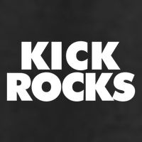 Kick Rocks Gift 7 Panel Mesh Trucker Snapback Hat
