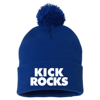 Kick Rocks Gift Pom Pom 12in Knit Beanie