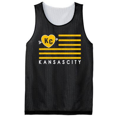 Kc Red Heart & Arrow 2 Letter Kc Kansas City Kc Love Kc Red Mesh Reversible Basketball Jersey Tank