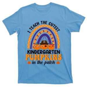 Kindergarten Rainbow I Teach The Cutest Pumpkin In The Patch Gift T-Shirt