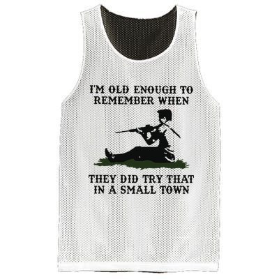 Kyle Rittenhouse Im Old Enough To Remember When They Did Try That In A Town Mesh Reversible Basketball Jersey Tank