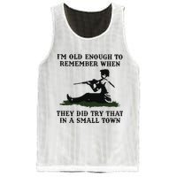 Kyle Rittenhouse Im Old Enough To Remember When They Did Try That In A Town Mesh Reversible Basketball Jersey Tank