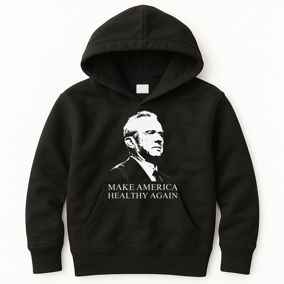 Kennedy Rfk Jr. Make America Healthy Again Maha Trump Maga Kids Hoodie