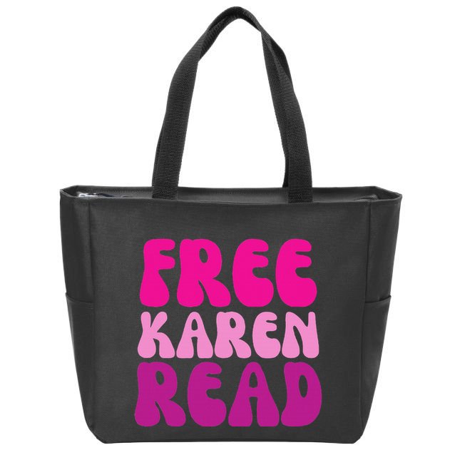 Karen Read Zip Tote Bag