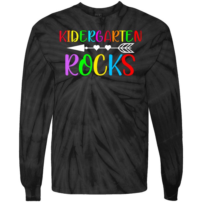 Kindergarten Rocks Tie-Dye Long Sleeve Shirt