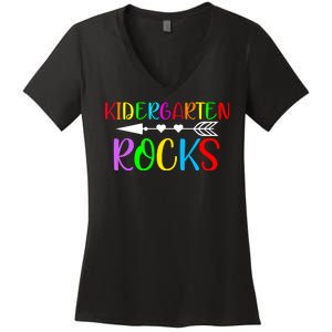 Kindergarten Rocks Women's V-Neck T-Shirt