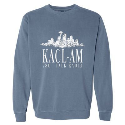 KC Red Kansas City Retro Vintage Stripes Cool KC Fan Pro Garment-Dyed Sweatshirt