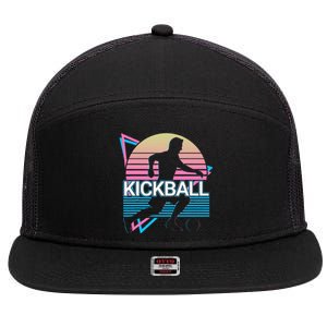 Kickball Retro 7 Panel Mesh Trucker Snapback Hat