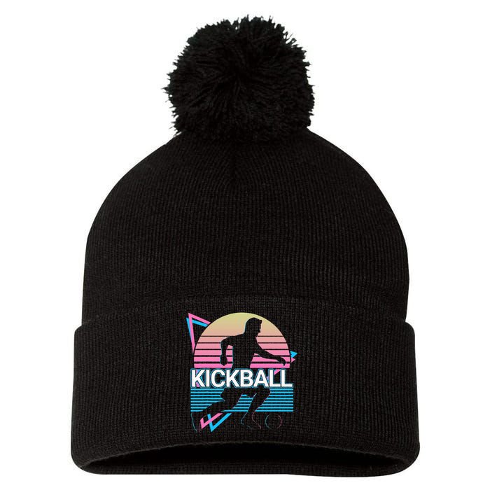 Kickball Retro Pom Pom 12in Knit Beanie