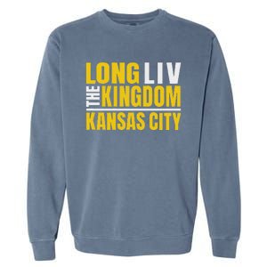 Kc Red Kansas City Long The Kingdom Kansas Citians Local Garment-Dyed Sweatshirt