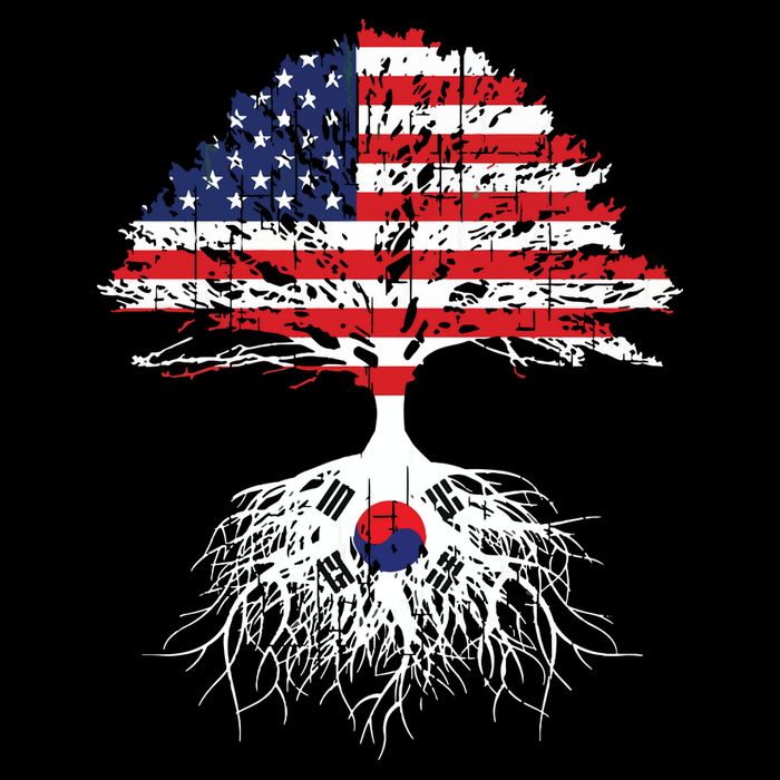 Korean Roots Korean American Korea Flag Men Women Womens Tank Top