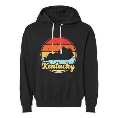 Kentucky Roots Kentucky Native Home State Pride Ky Garment-Dyed Fleece Hoodie