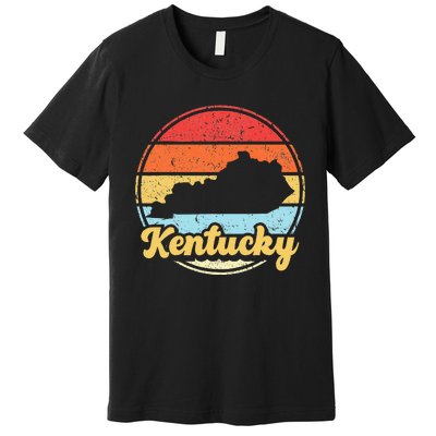 Kentucky Roots Kentucky Native Home State Pride Ky Premium T-Shirt