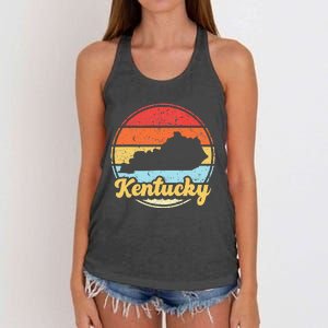 Kentucky Roots Kentucky Native Home State Pride Ky Women's Knotted Racerback Tank