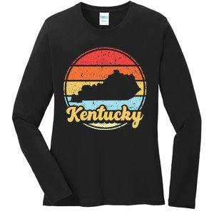 Kentucky Roots Kentucky Native Home State Pride Ky Ladies Long Sleeve Shirt