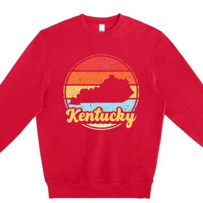 Kentucky Roots Kentucky Native Home State Pride Ky Premium Crewneck Sweatshirt