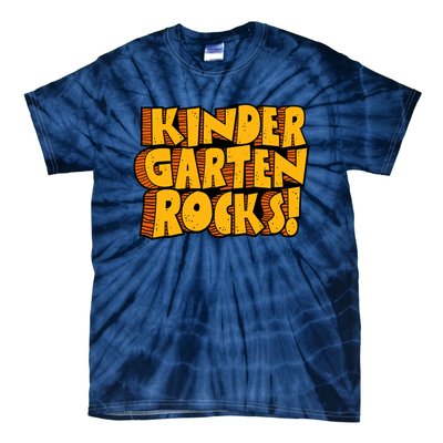 Kindergarten Rocks Kindergarten Teacher Back To School Kindergarten Tie-Dye T-Shirt