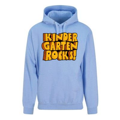 Kindergarten Rocks Kindergarten Teacher Back To School Kindergarten Unisex Surf Hoodie