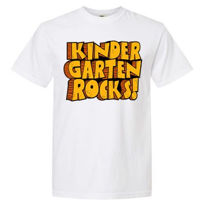 Kindergarten Rocks Kindergarten Teacher Back To School Kindergarten Garment-Dyed Heavyweight T-Shirt