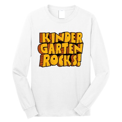 Kindergarten Rocks Kindergarten Teacher Back To School Kindergarten Long Sleeve Shirt