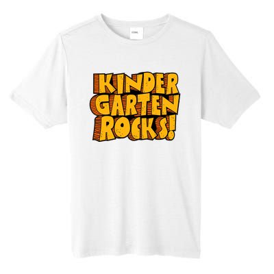 Kindergarten Rocks Kindergarten Teacher Back To School Kindergarten Tall Fusion ChromaSoft Performance T-Shirt