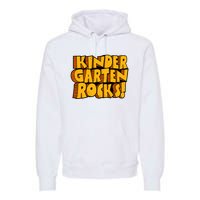 Kindergarten Rocks Kindergarten Teacher Back To School Kindergarten Premium Hoodie