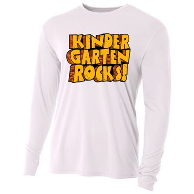 Kindergarten Rocks Kindergarten Teacher Back To School Kindergarten Cooling Performance Long Sleeve Crew