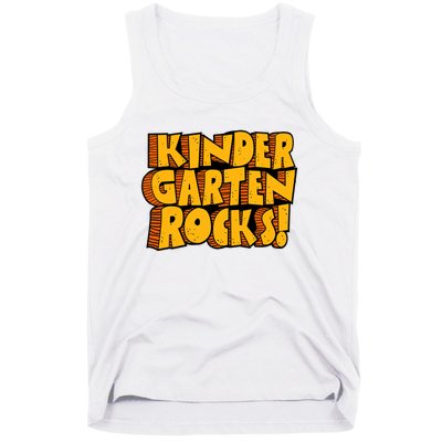 Kindergarten Rocks Kindergarten Teacher Back To School Kindergarten Tank Top