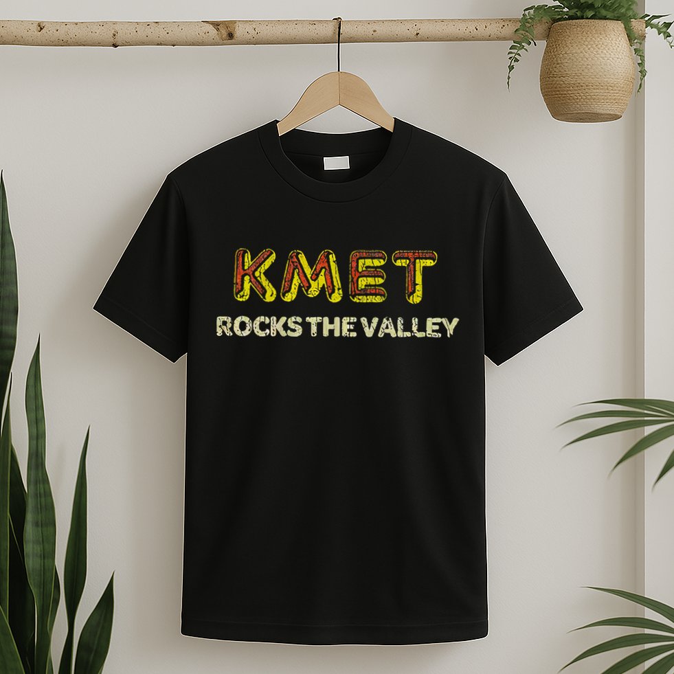 Kmet Radio Los Angeles Valley Retro Vintage T-Shirt