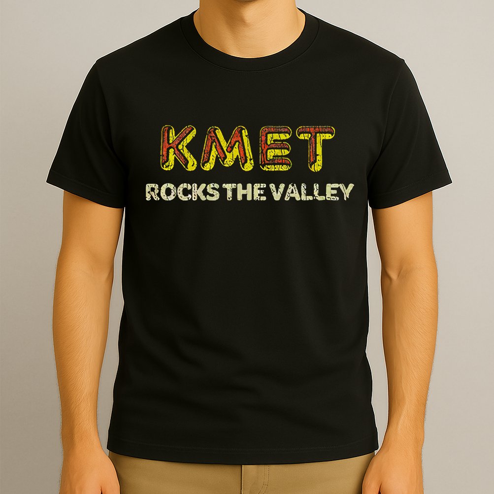 Kmet Radio Los Angeles Valley Retro Vintage T-Shirt