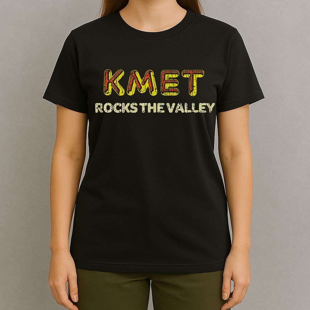 Kmet Radio Los Angeles Valley Retro Vintage T-Shirt