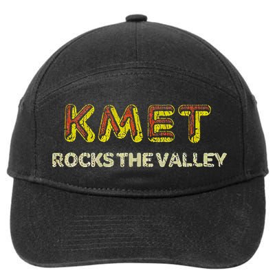 Kmet Radio Los Angeles Valley Retro Vintage 7-Panel Snapback Hat