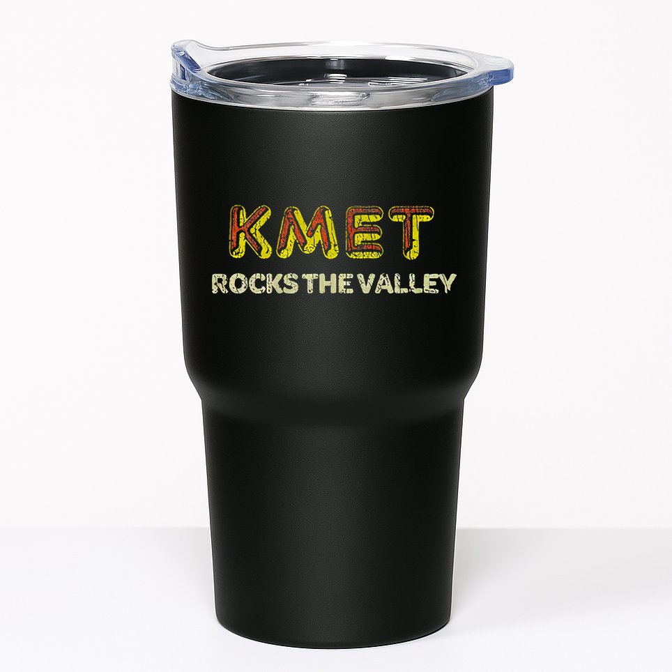 Kmet Radio Los Angeles Valley Retro Vintage Tumbler