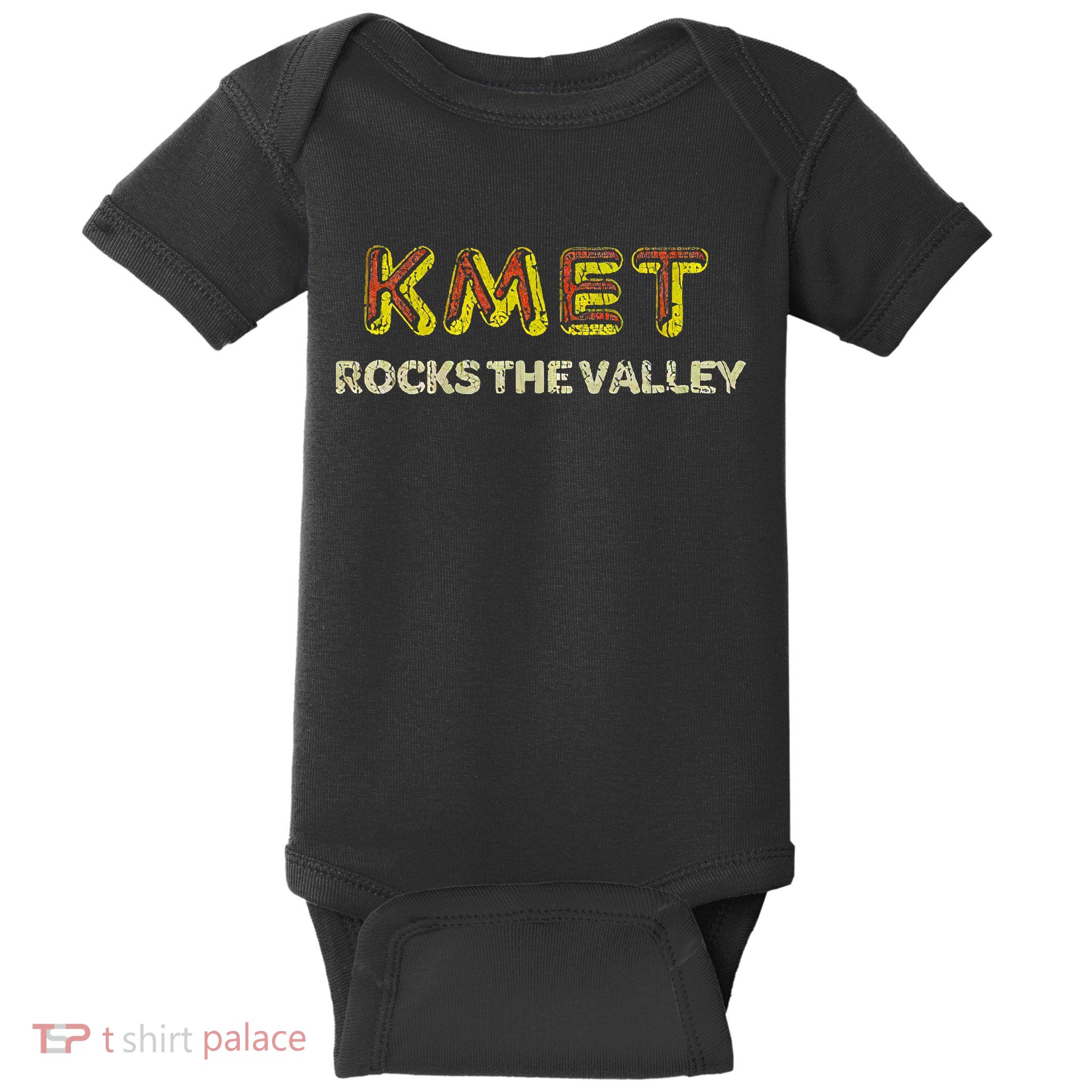 Kmet Radio Los Angeles Valley Retro Vintage Baby Bodysuit