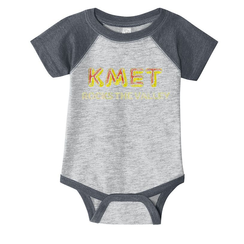 Kmet Radio Los Angeles Valley Retro Vintage Infant Baby Jersey Bodysuit