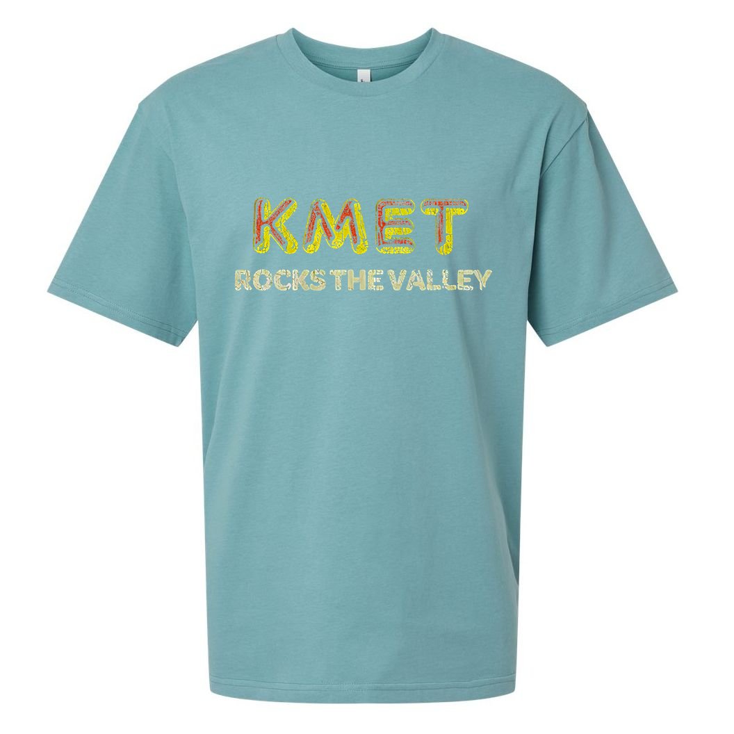 Kmet Radio Los Angeles Valley Retro Vintage Sueded Cloud Jersey T-Shirt