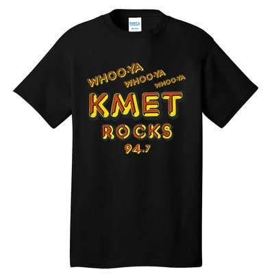 Kmet Radio Los Angeles Valley Retro Vintage Tall T-Shirt